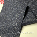 Vente chaude en laine Twill Herringbone Fabric Navy Tissu